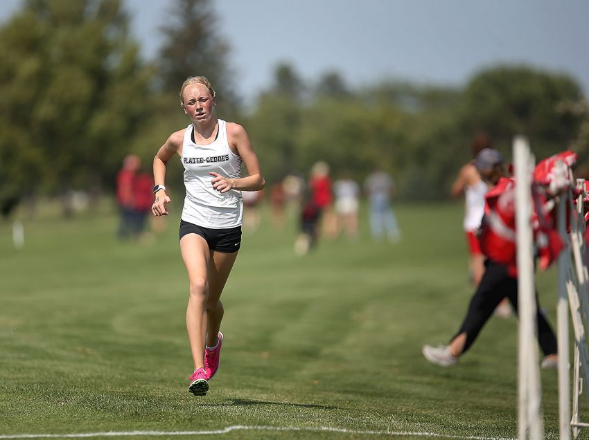 Platte-Geddes' Berklee Mills, Black Panther boys win titles at Gregory meet